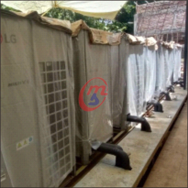 Setting unit AHU ROBATHERM dan instal vrf LG Ruang ABSL3 - BRIN – CIBINONG